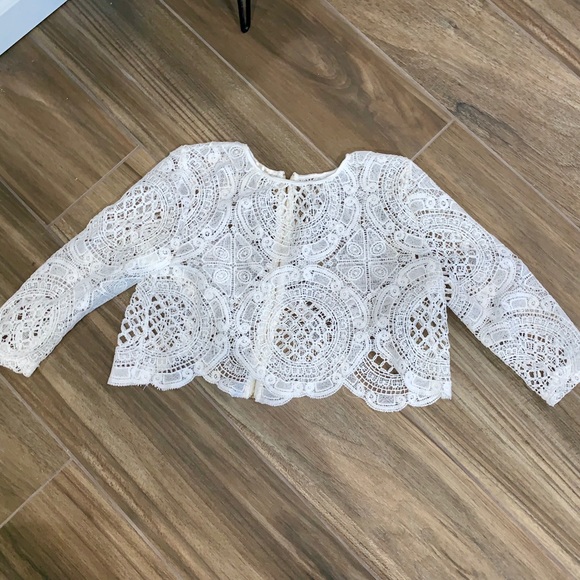 Lace crop top - Picture 1 of 5